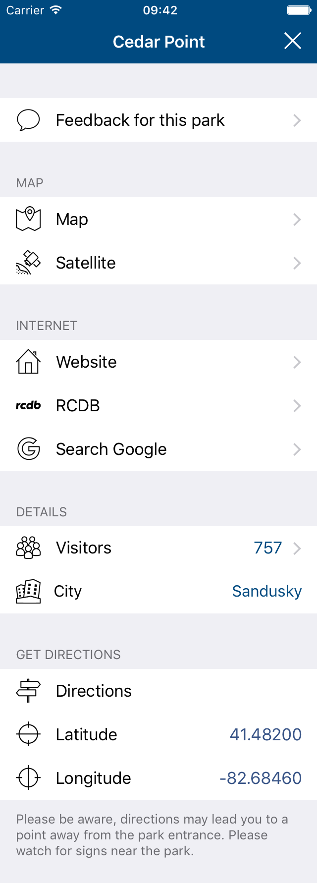 App screenshot