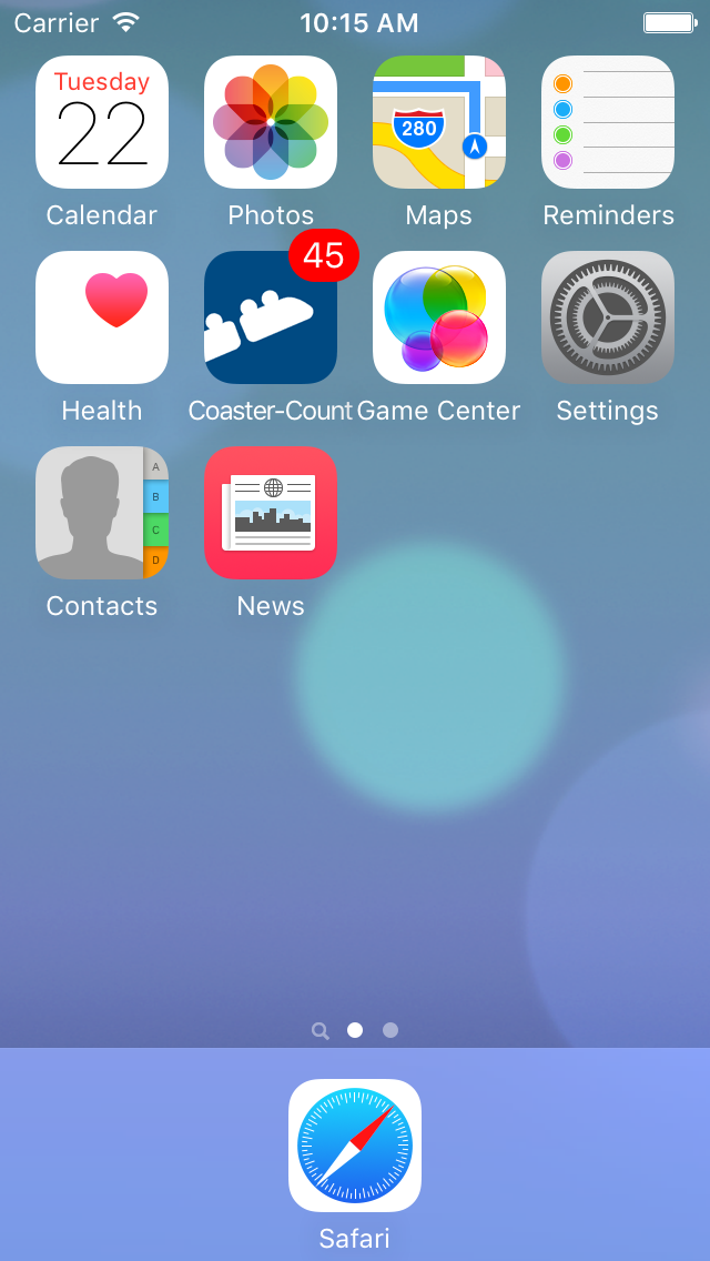 App screenshot